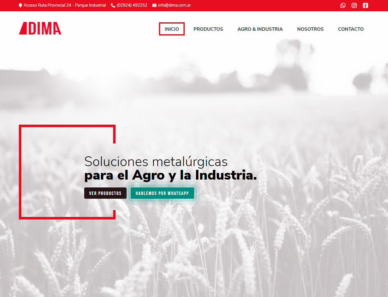 Trabajo realizado para la empresa metalurgia de Guatraché, La Pampa.
